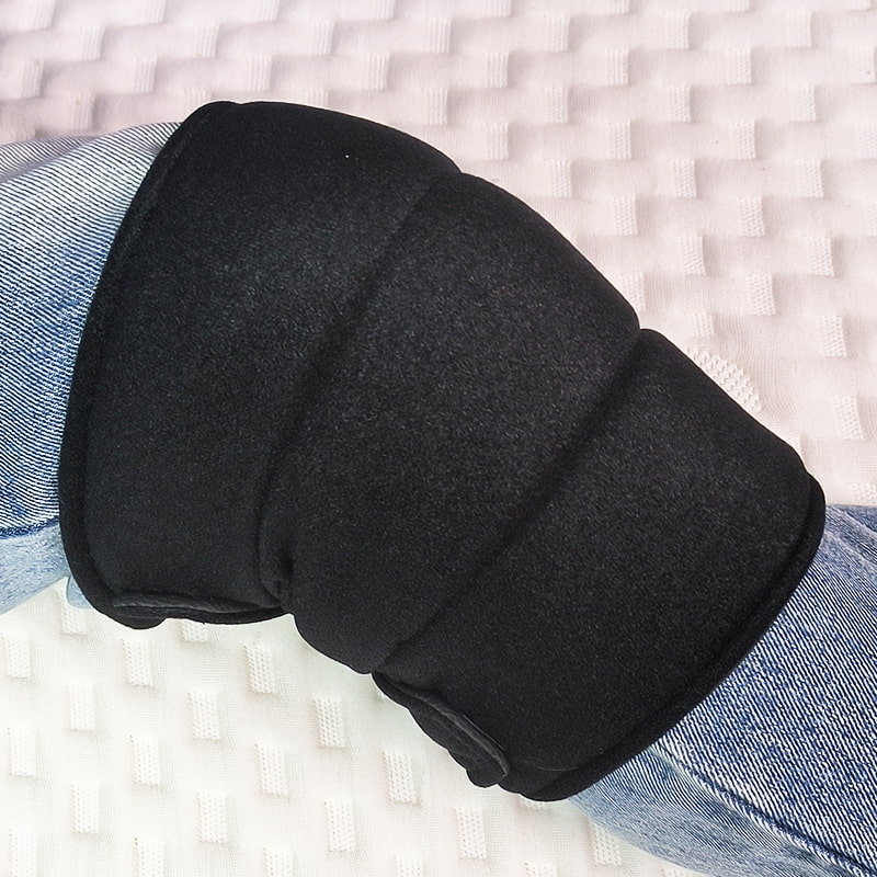 Protector de rodilla de tela único y funcional para viajes, hogar y hotel